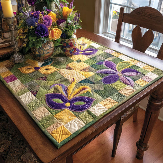 Royal Jester Quilted Table Topper NCU0PTT2554