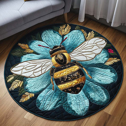 Royal Pollen Gatherer Quilted Round Mat NCU0NT1271