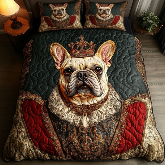 Royal Pup Majesty 3-Piece Quilted Bedding Set NCU0NNT627