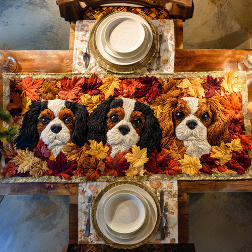 Royal Spaniel Quilted Table Runner NCU0HNH544