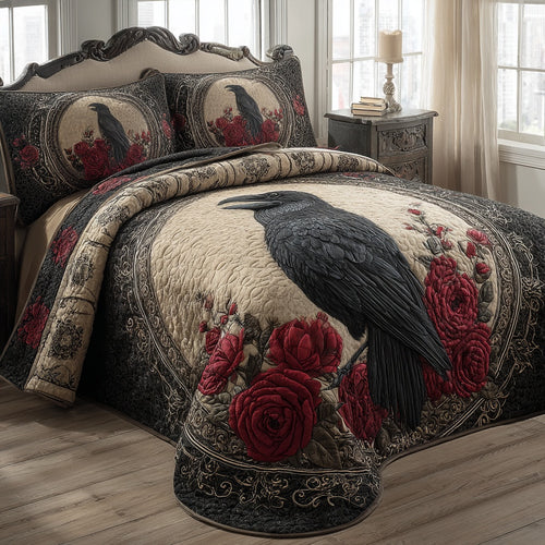 Ruby Rose 3-Piece Quilted Bedding Set NCU0PVL903