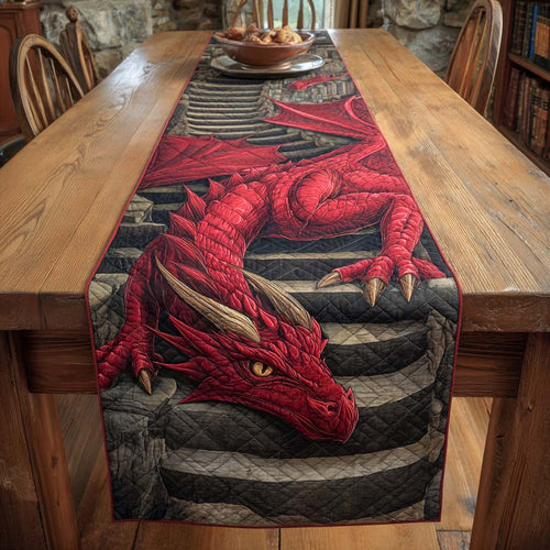 Ruby Sentinel Quilted Table Runner NCU0NXD457