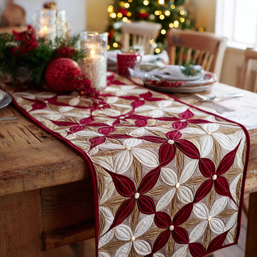 Ruby Whispers Quilted Table Runner NCU0NTV320