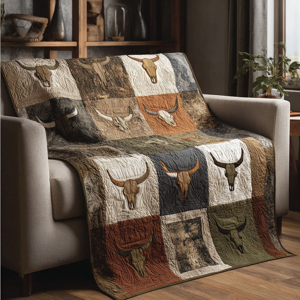 Rusted Sun Quilted Blanket NCU0NNT2772
