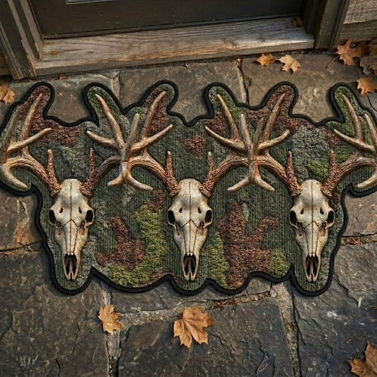 Rustic Antler Custom Shape Doormat NCU0NNT3080
