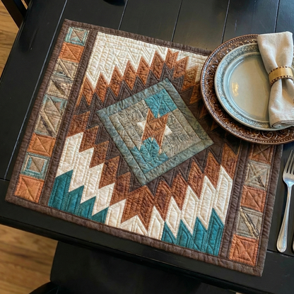Rustic Arrow Diamond Quilted Place Mat NCU0NXD1203