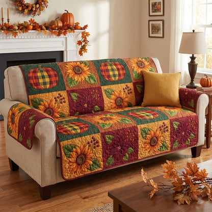 Rustic Autumn Quilted Sofa Cover NCU0NTD2013
