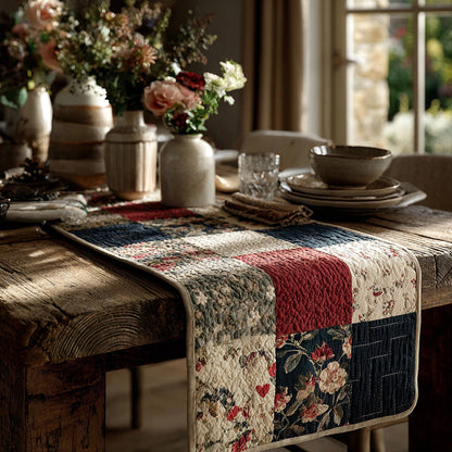 Rustic Bloom Quilted Table Runner NCU0LDH320