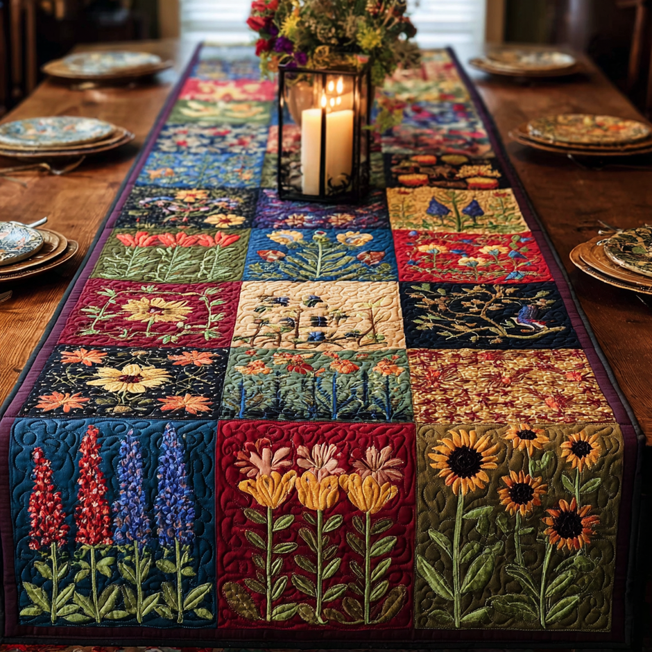 Nature Balance Quilted Table Runner NCU0DV1837