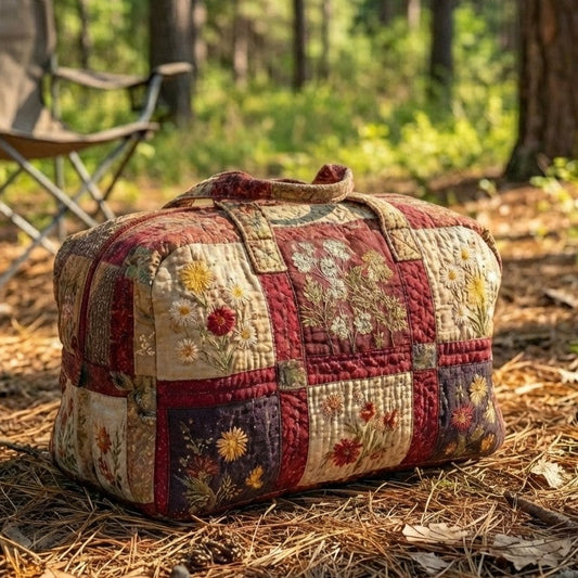 Rustic Blooms Quilted Duffle Bag NCU0DV1934