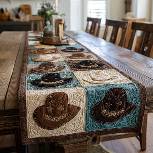 Rustic Cowboy Quilted Table Runner NCU0NTV819