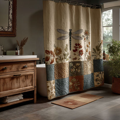 Rustic Dragonfly Haven Shower Curtain NCU0PTT2994