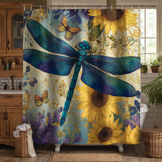 Rustic Dragonfly Shower Curtain NCU0DDK2571