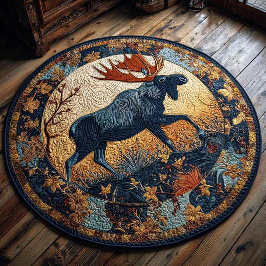 Rustic Echo Quilted Round Mat NCU0PTT1858