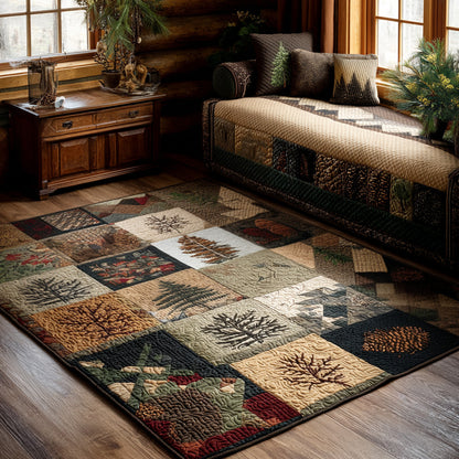 Rustic Evergreen Haven Area Rug NCU0PTT2828