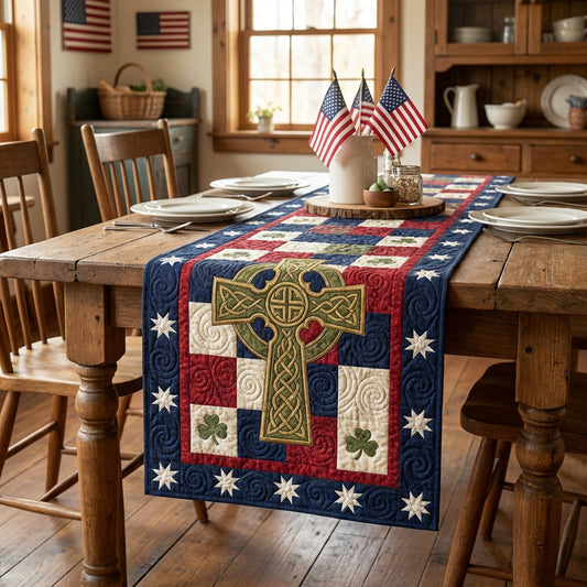 Rustic Faith Quilted Table Runner NCU0NTV1102