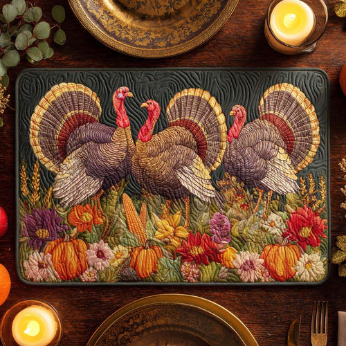 Rustic Feast Quilted Place Mat NCU0PTT1606