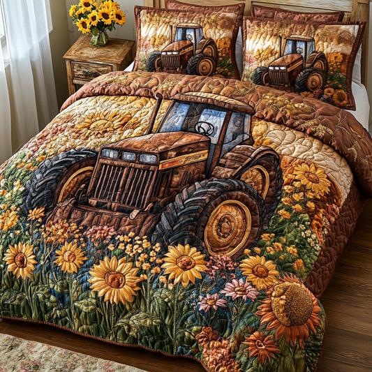 Rustic Fields 3-Piece Quilted Bedding Set NCU0NVH704
