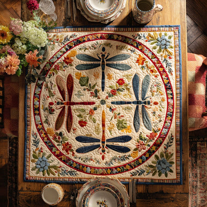 Rustic Flutter Quilted Table Topper NCU0PTT881