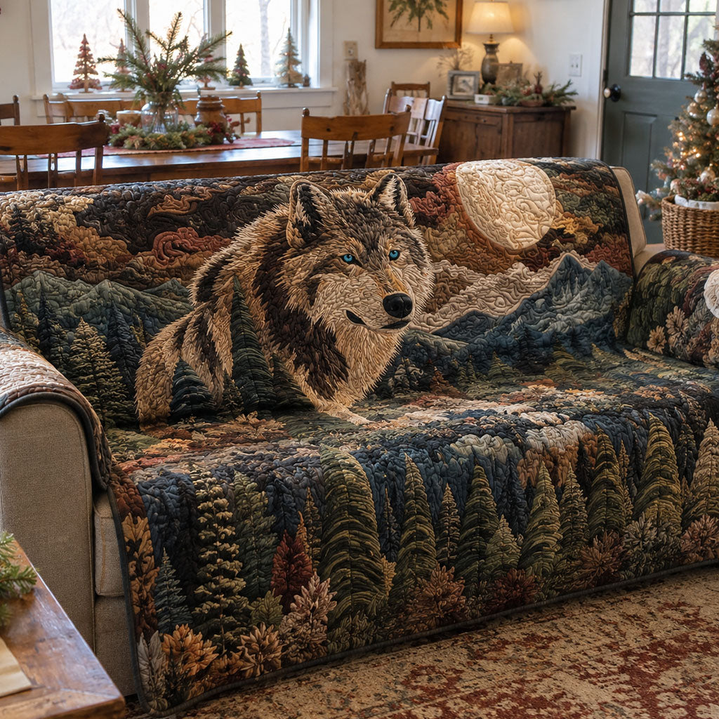 Rustic Forest Legacy Quilted Sofa Cover NCU0PTT3433