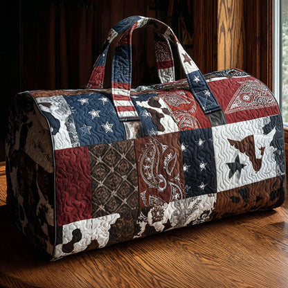 Rustic Freedom Quilted Duffle Bag NCU0PTT2920