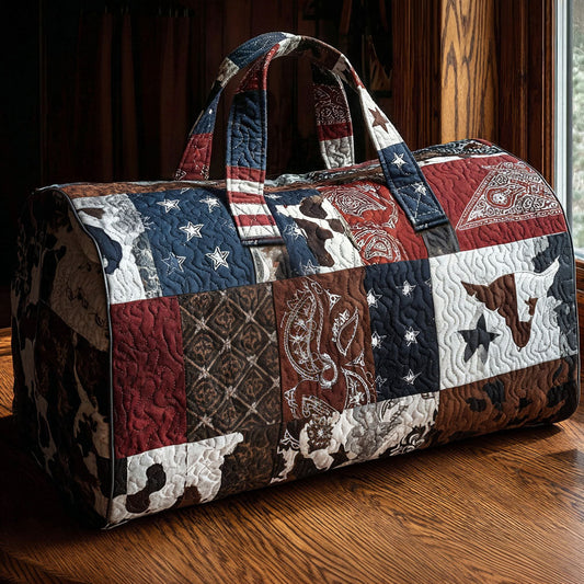 Rustic Freedom Quilted Duffle Bag NCU0PTT2920