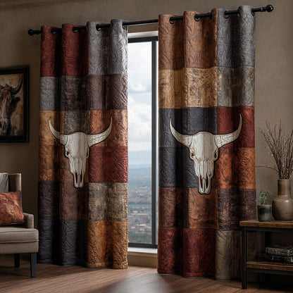 Rustic Frontier Quilted Curtains NCU0NNT2818