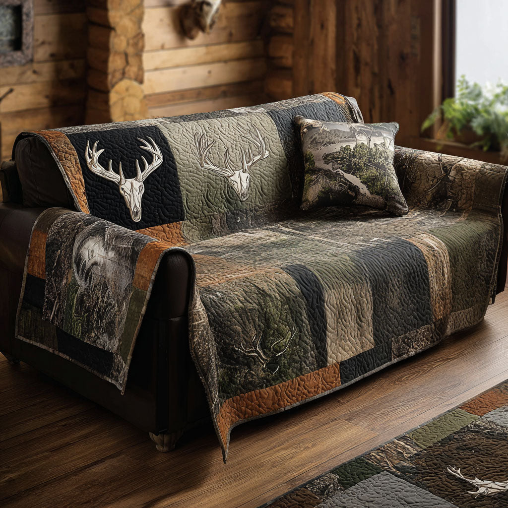 Rustic Glory Quilted Sofa Cover NCU0PTT2024