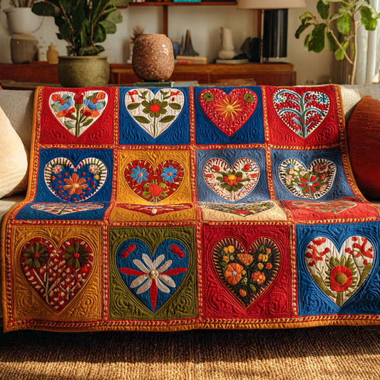 Rustic Harmony Quilted Blanket NCU0NXD1261