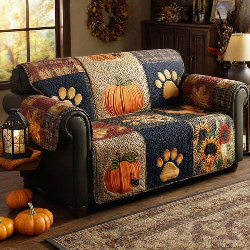 Rustic Harvest Quilted Sofa Cover NCU0PTT3219