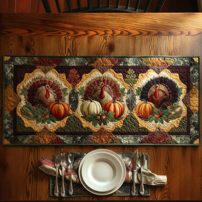 Rustic Harvest Quilted Table Runner NCU0NTV267