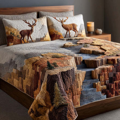 Rustic Haven 3-Piece Quilted Bedding Set NCU0NNL090
