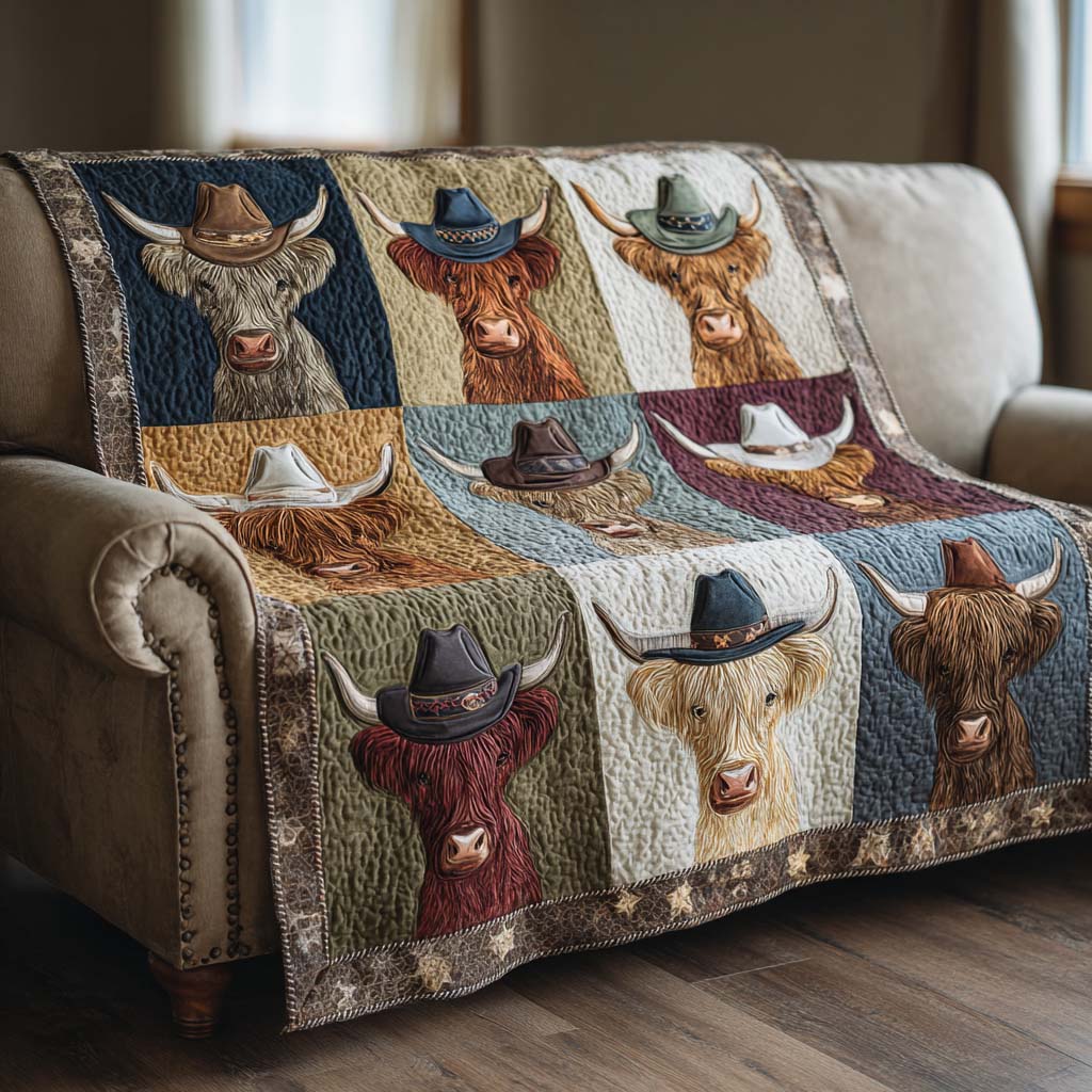 Rustic Highland Quilted Blanket NCU0NNT2629