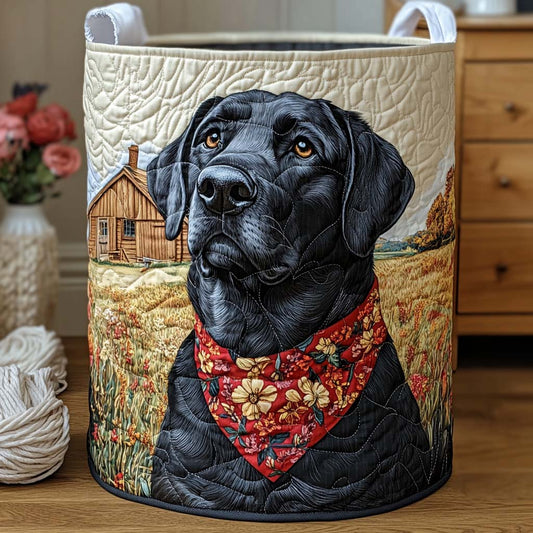 Rustic Hunt Quilted Laundry Basket NCU0NXD729