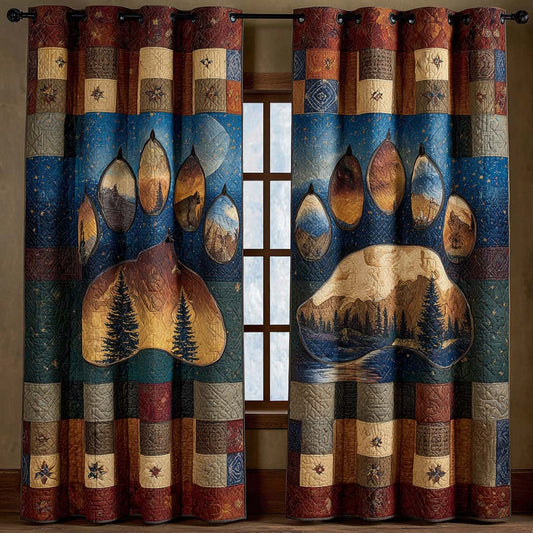 Rustic Journey Quilted Curtains NCU0NXD915