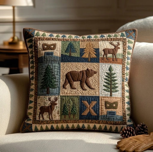 Rustic Life Trail Quilted Pillow Case NCU0DQQ0742
