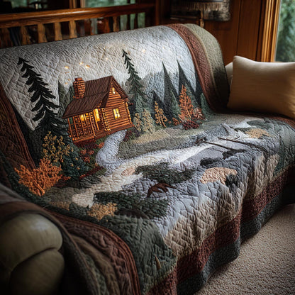Rustic Living Quilted Sofa Cover NCU0DV1868