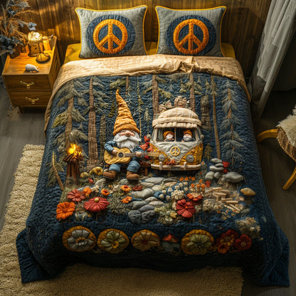 Rustic Melodies 3-Piece Quilted Bedding Set NCU0PTT094