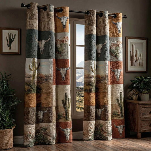 Rustic Mesa Quilted Curtains NCU0LDH302