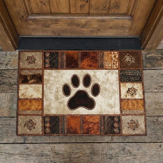 Rustic Paw Doormat NCU0NXD1269