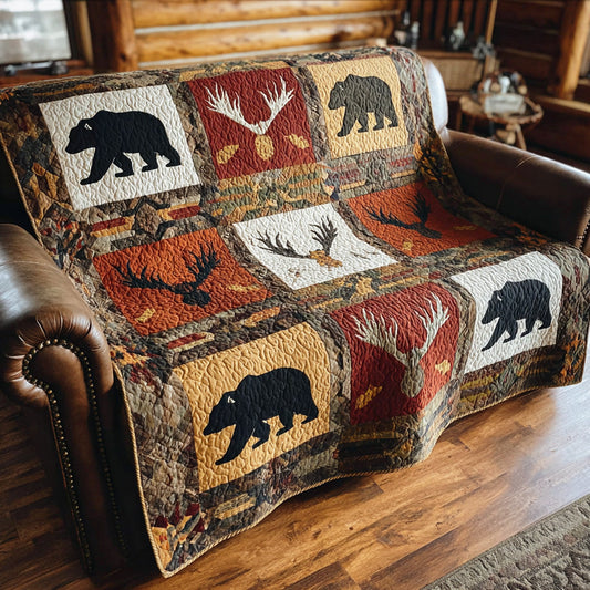 Rustic Paw Quilted Blanket NCU0NTD1181