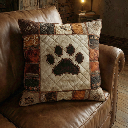 Rustic Paw Quilted Pillow Case NCU0NXD1269