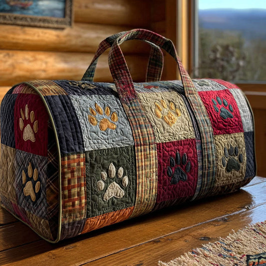Rustic Paws Adventure Quilted Duffle Bag NCU0PTT2872