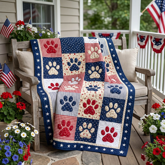 Rustic Paws Quilted Blanket NCU0NTD1943