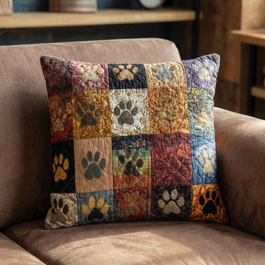 Rustic Paws Quilted Pillow Case NCU0NXD1298