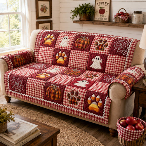 Rustic Paws Quilted Sofa Cover NCU0NTD2029