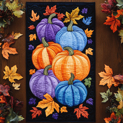 Rustic Pumpkin Quilted Table Runner NCU0PT950