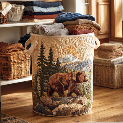 Rustic Range Quilted Laundry Basket NCU0NTV413