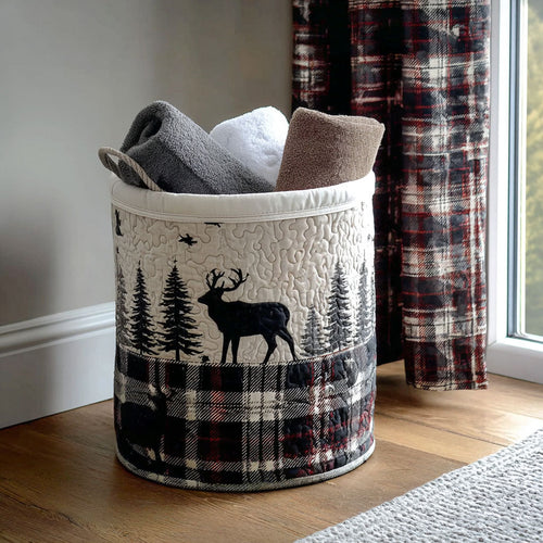 Rustic Range Quilted Laundry Basket NCU0PTT1911