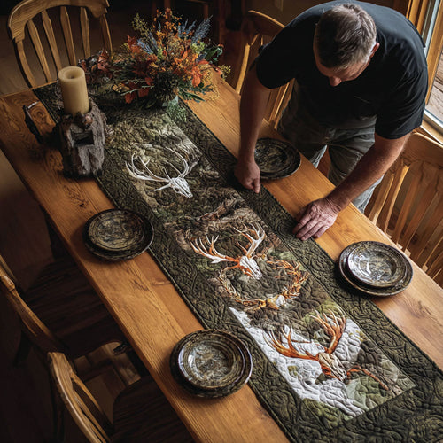 Rustic Retreat Quilted Table Runner NCU0PTT1999